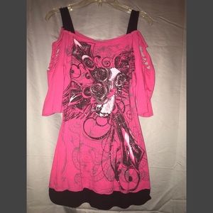 Cold Shoulder T Shirt